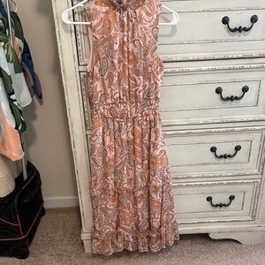 1. State Paisley Maxi Dress in Pink and Orange